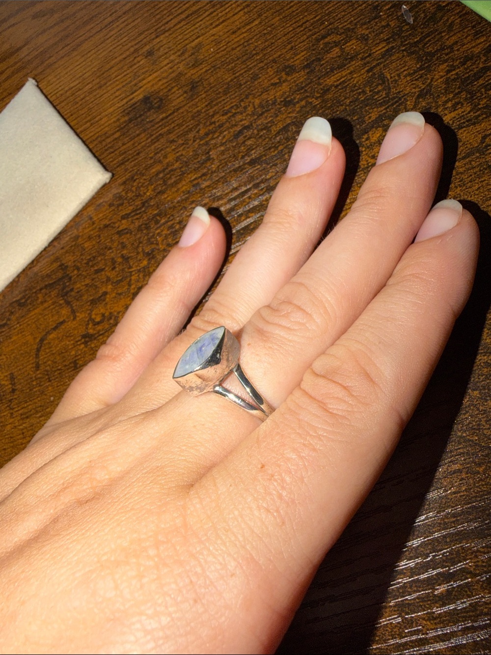 Moonstone ring - Picture 6 of 8